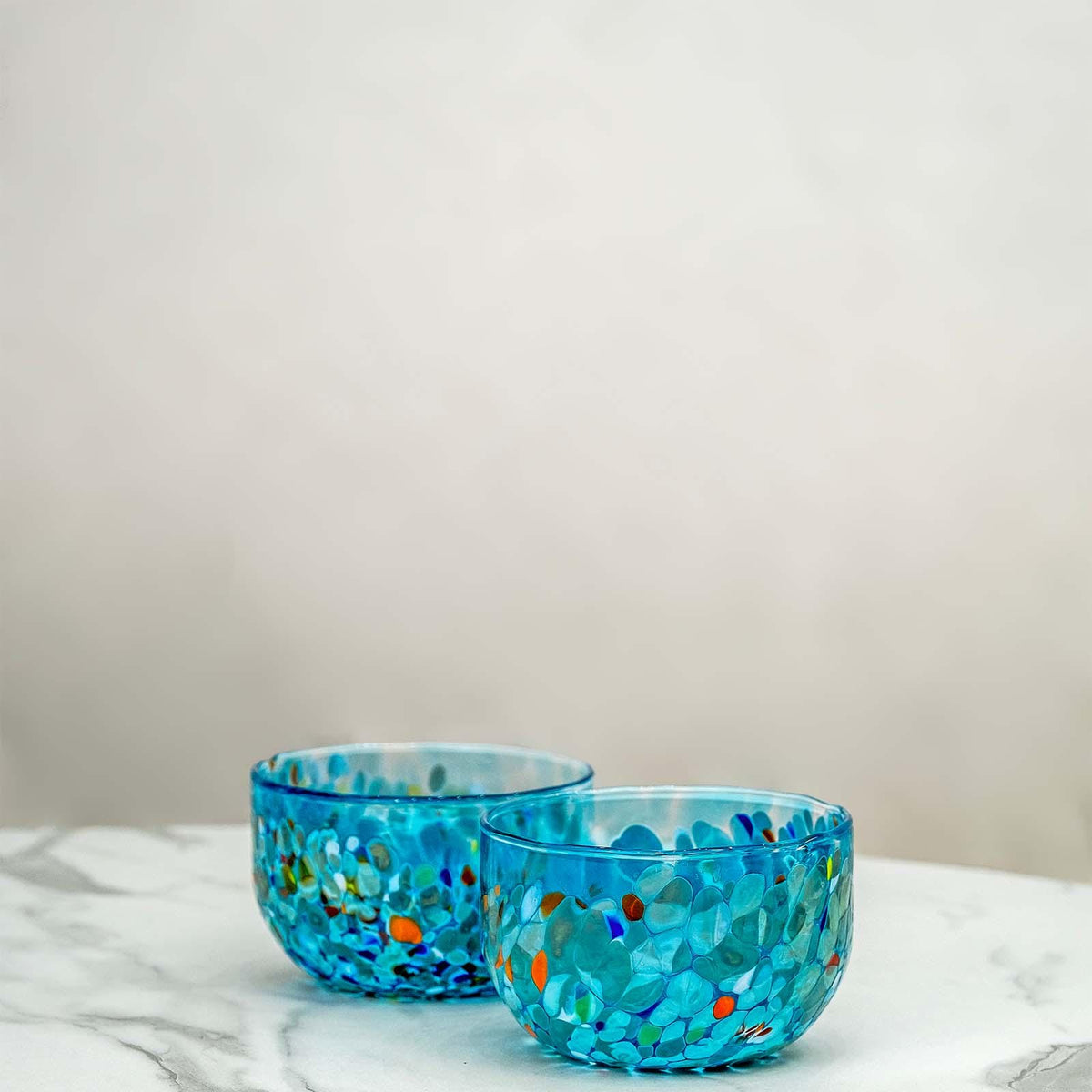 MurArt Coppette in Vetro di Murano Collezione Elegance set da 2 coppette