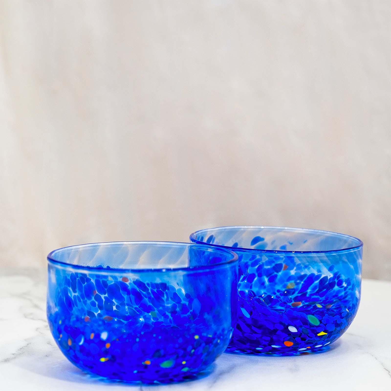 MurArt Coppette in Vetro di Murano Collezione Elegance set da 2 coppette