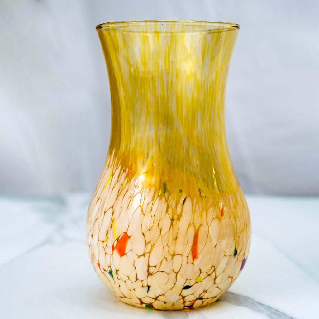 MurArt Vaso in Vetro di Murano Collezione Elegance Altezza 20 cm