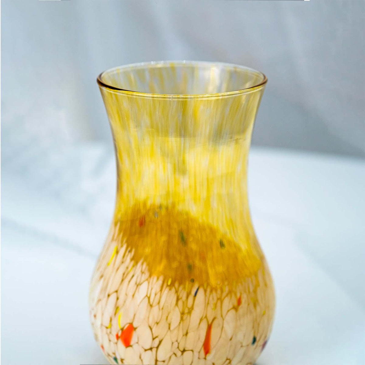 MurArt Vaso in Vetro di Murano Collezione Elegance Altezza 20 cm
