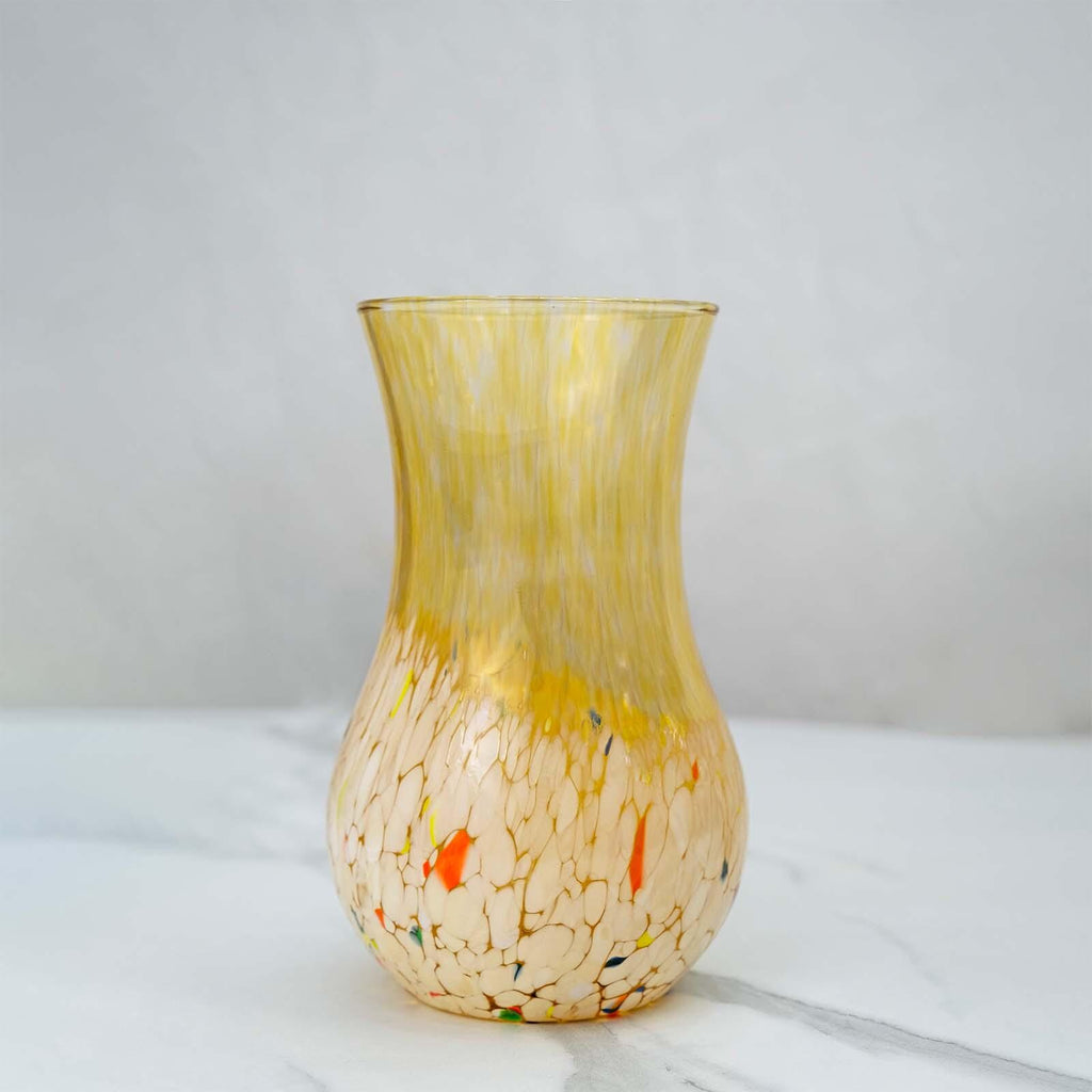 MurArt Vaso in Vetro di Murano Collezione Elegance Altezza 20 cm