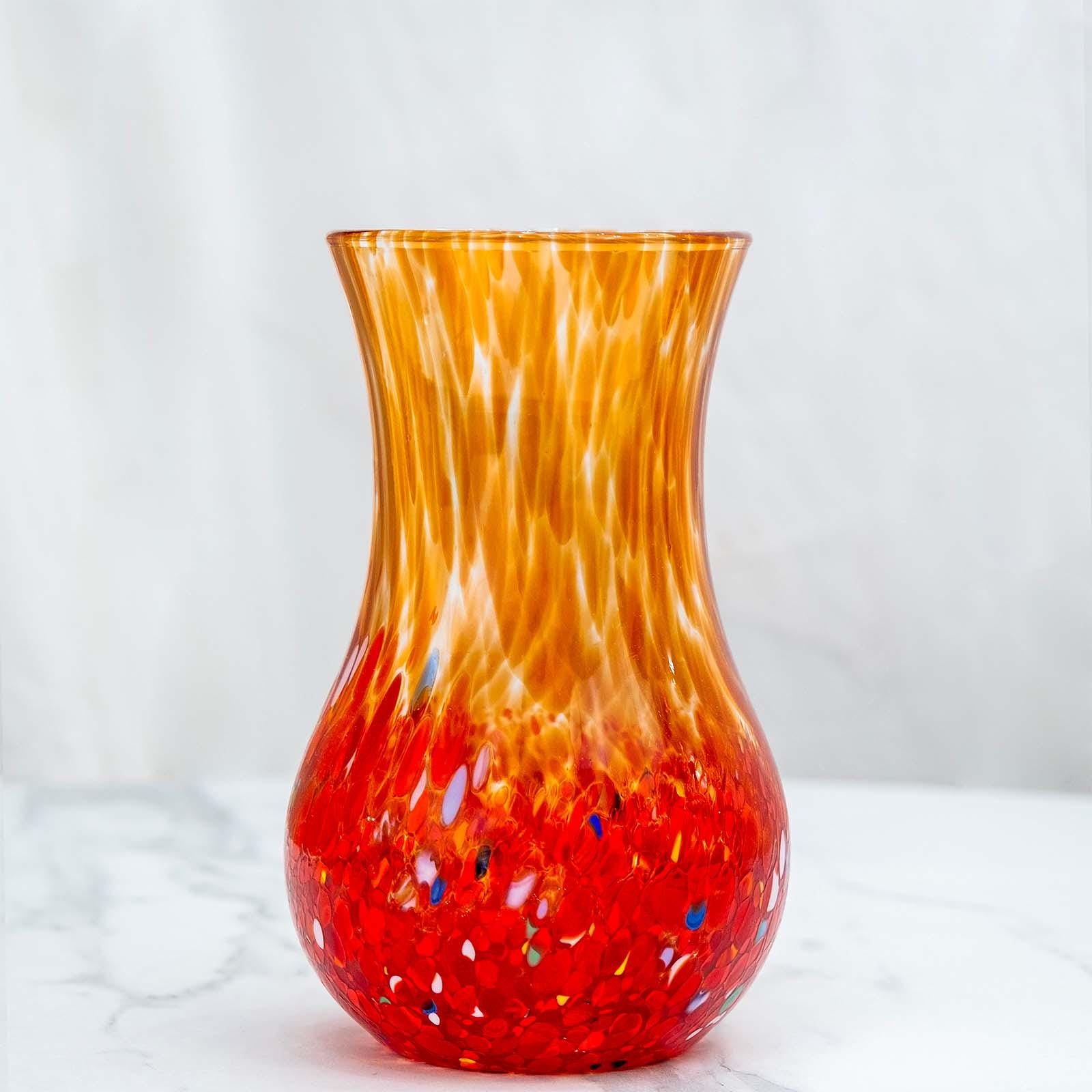 MurArt Vaso in Vetro di Murano Collezione Elegance Altezza 20 cm