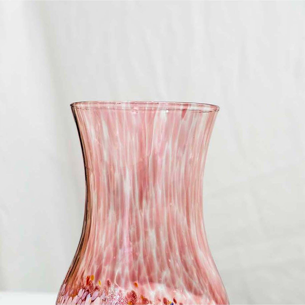 MurArt Vaso in Vetro di Murano Collezione Elegance Altezza 20 cm