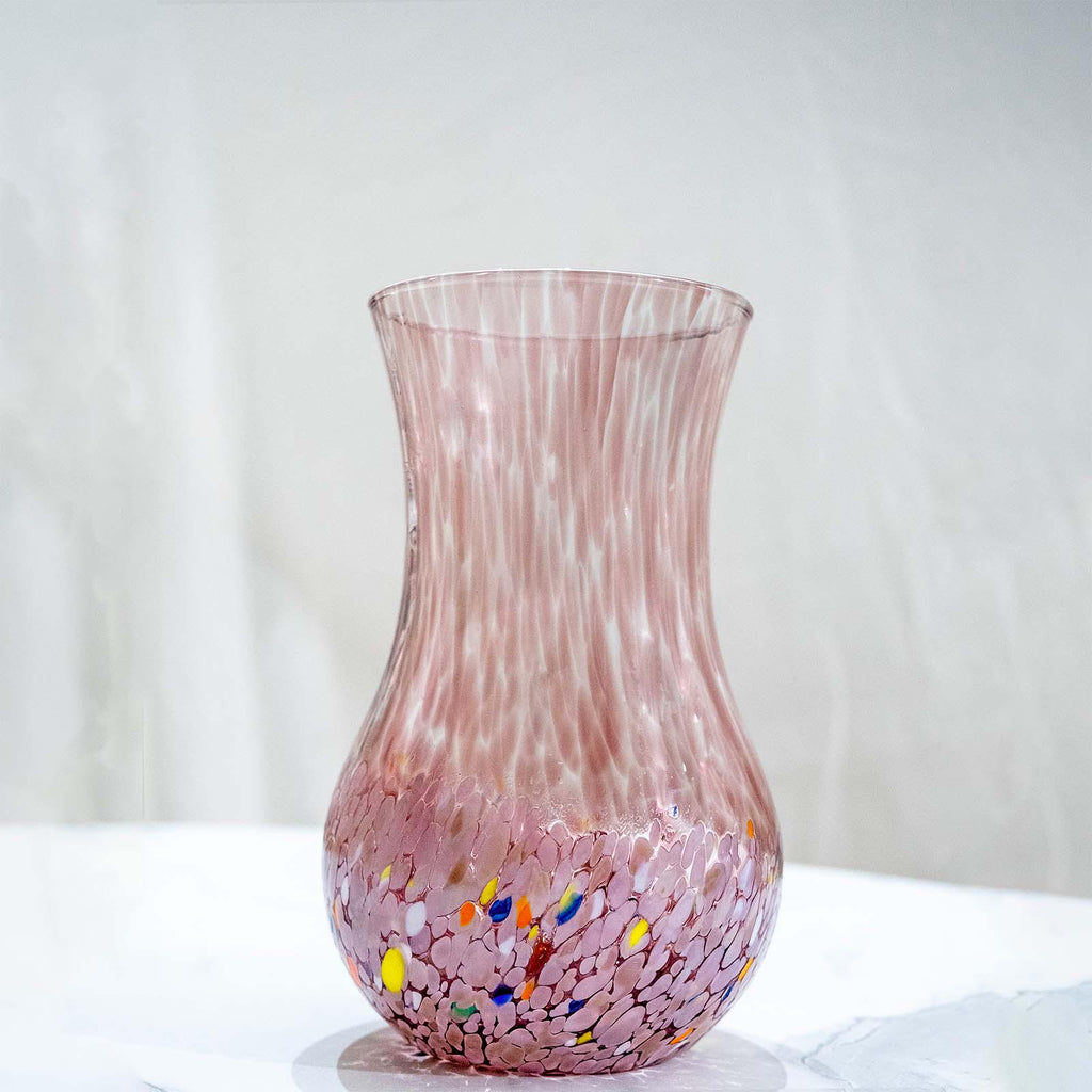 MurArt Vaso in Vetro di Murano Collezione Elegance Altezza 20 cm