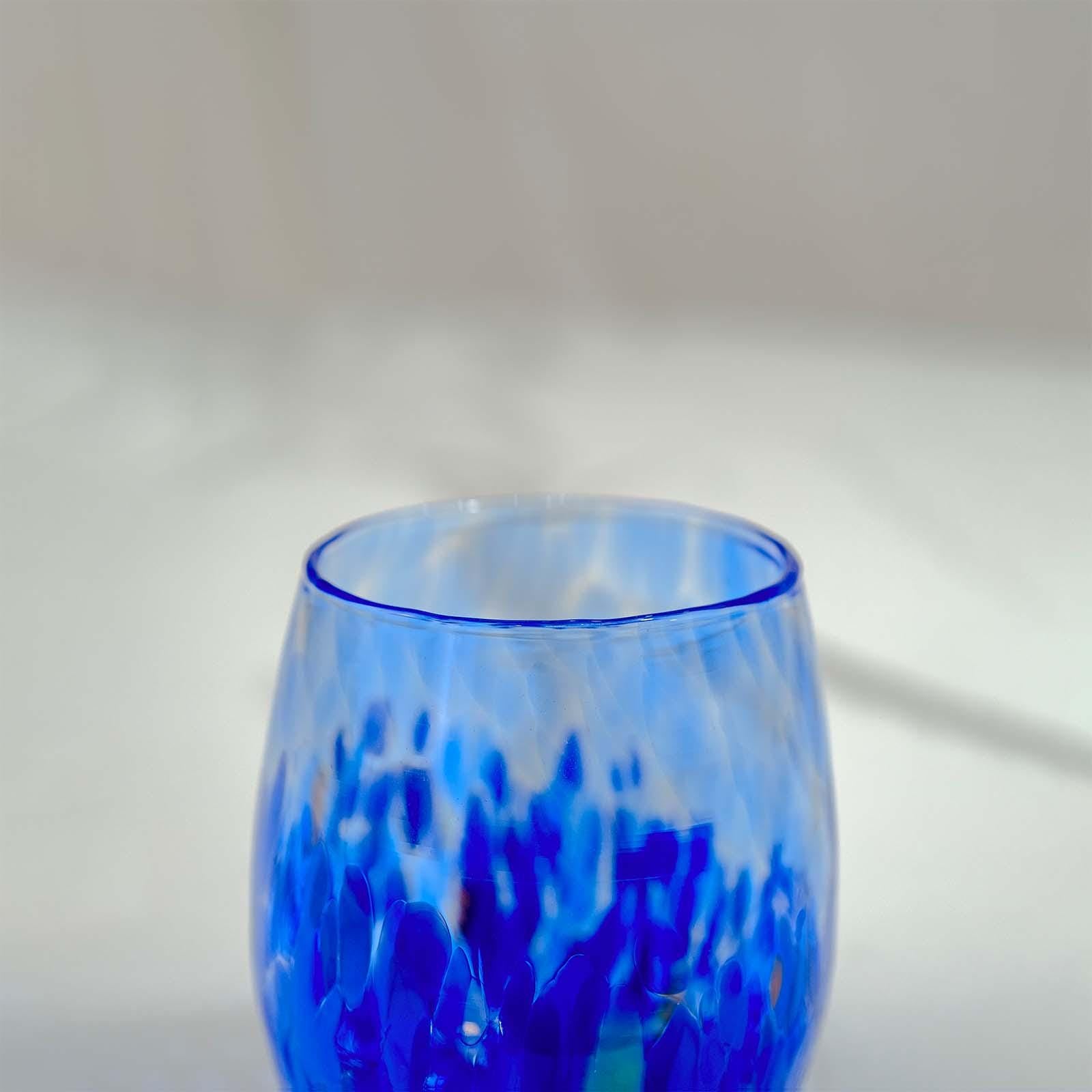 MurArt Bicchieri in vetro di Murano Collezione Elegance Set da 6 bicchieri da 400ml
