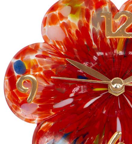 Murano Glass Table Clock | Certified Murano Glass | Made in Italy | Decorative Clock