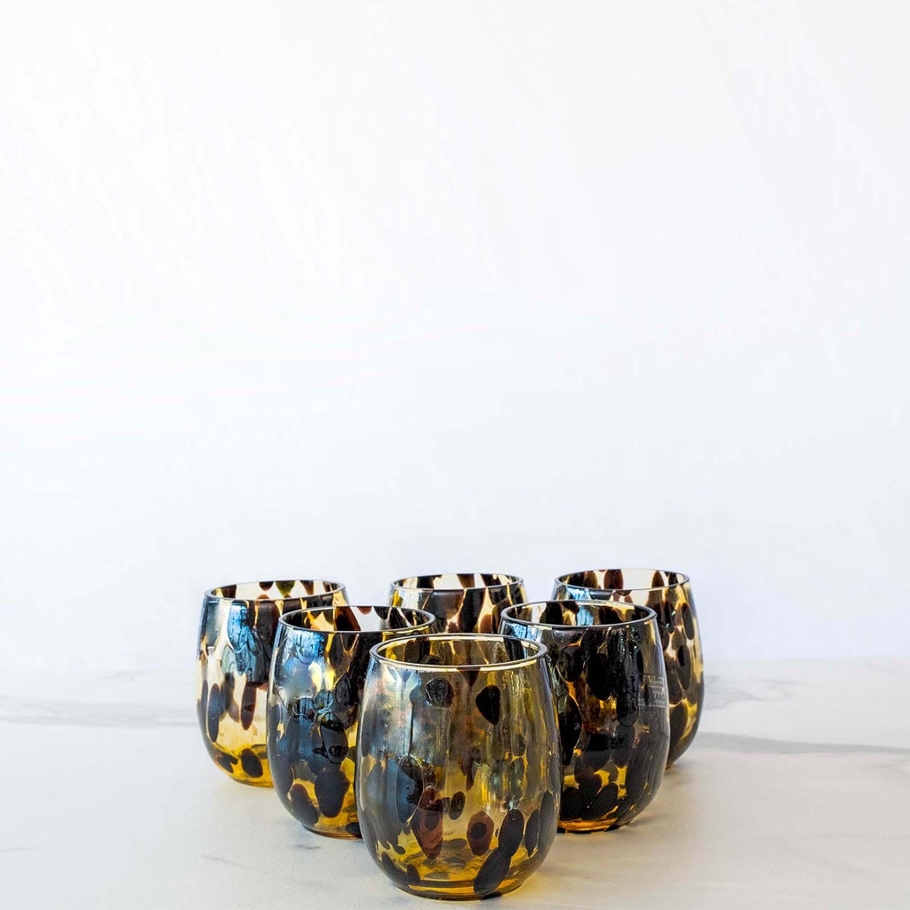 Murano Drinking Glass | Certified Murano Glass | Made in Italy | Water Glass | Collection Animalier B12