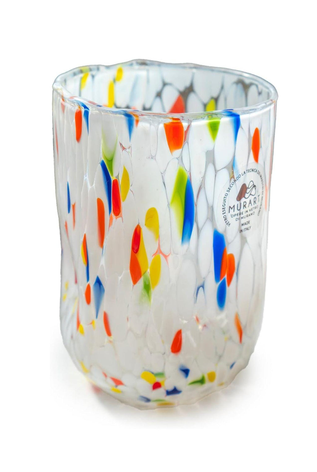 Murano Drinking Glass | Certified Murano Glass | Made in Italy | Water Glass | Collection Eleganza