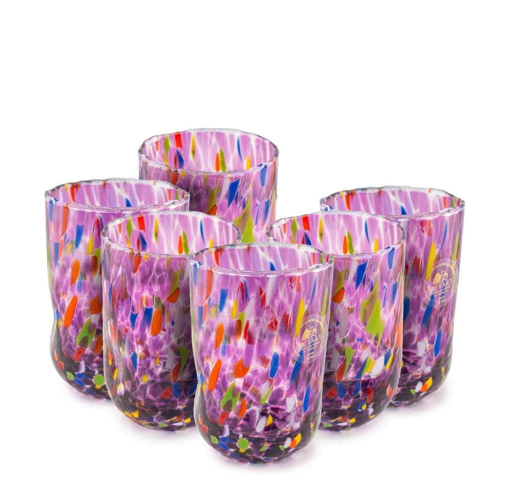 Murano Drinking Glass | Certified Murano Glass | Made in Italy | Water Glass | Collection Eleganza