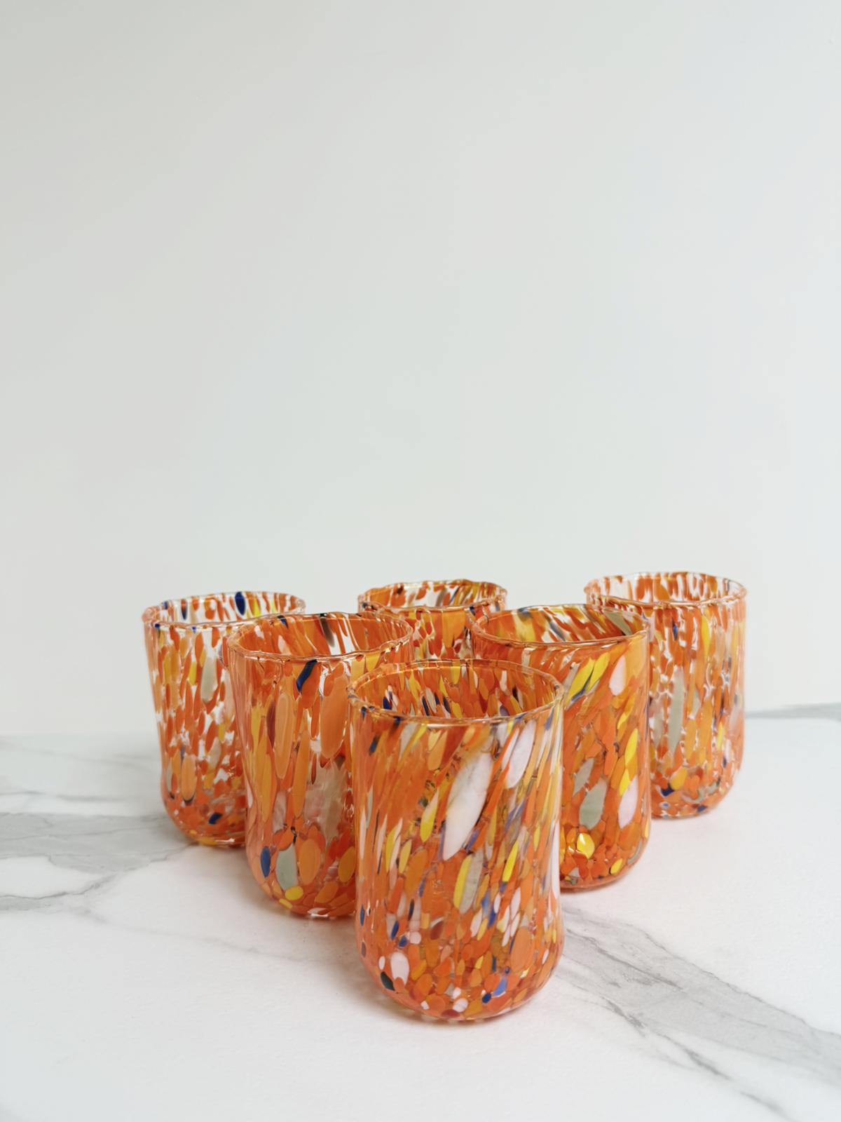 Murano Drinking Glass | Certified Murano Glass | Made in Italy | Water Glass | Collection Eleganza