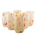 Murano Drinking Glass | Certified Murano Glass | Made in Italy | Water Glass | Collection Eleganza