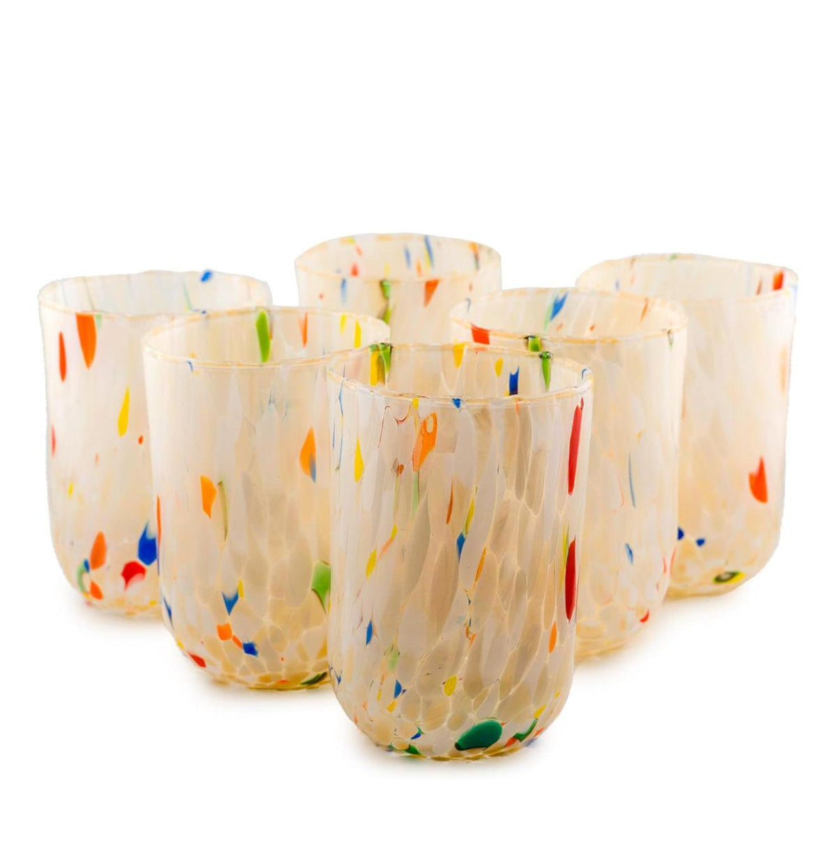Murano Drinking Glass | Certified Murano Glass | Made in Italy | Water Glass | Collection Eleganza