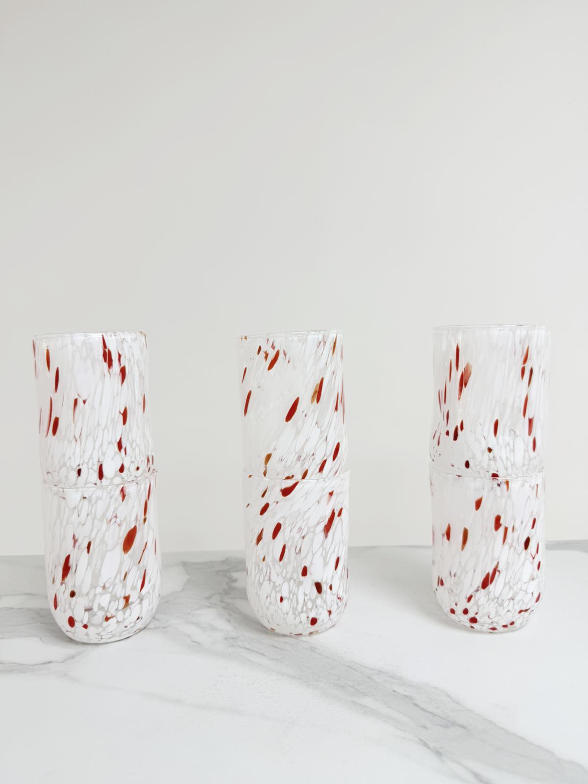 Murano Drinking Glass | Certified Murano Glass | Made in Italy | Water Glass | Collection Eleganza