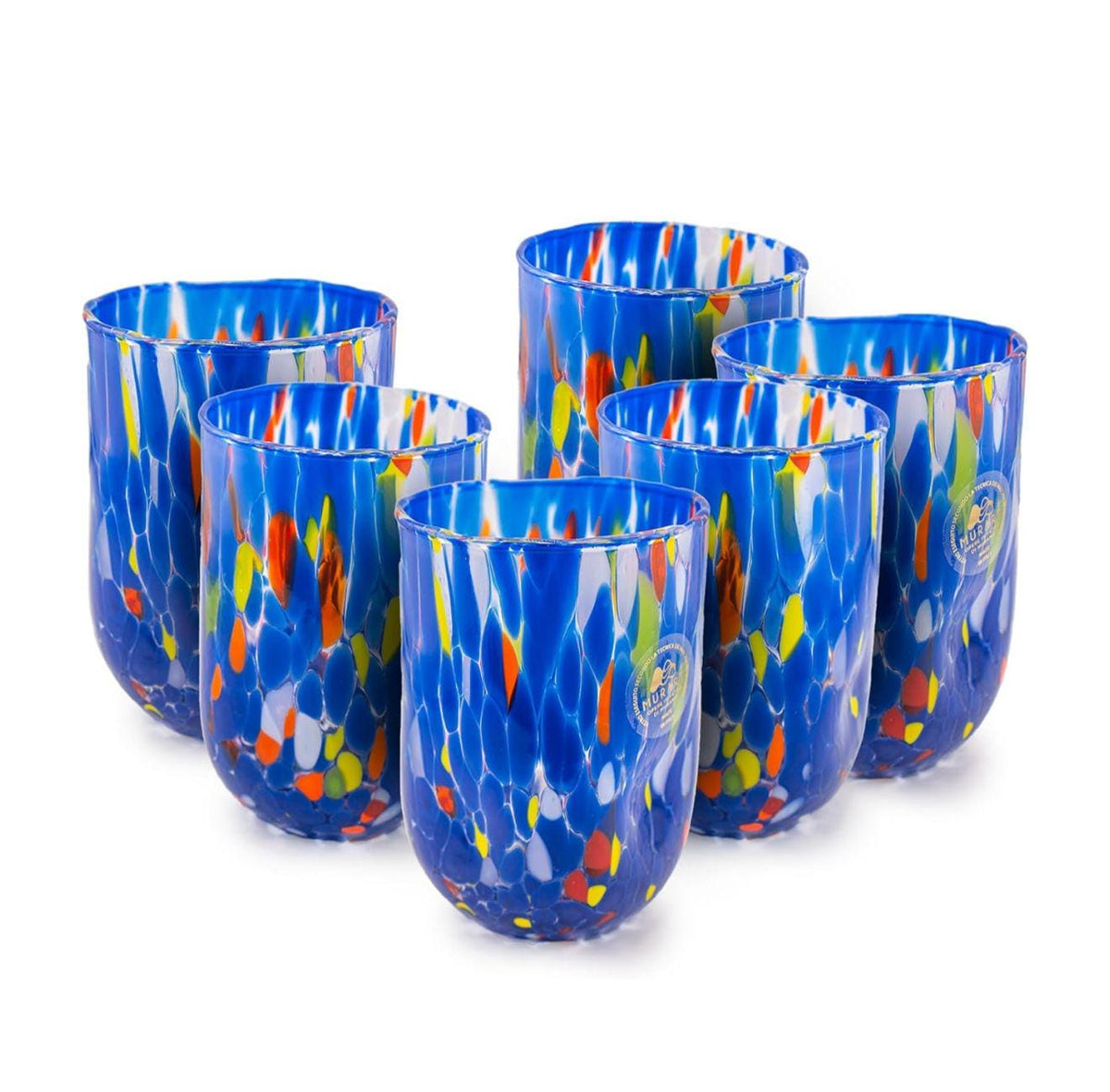 Murano Drinking Glass | Certified Murano Glass | Made in Italy | Water Glass | Collection Eleganza