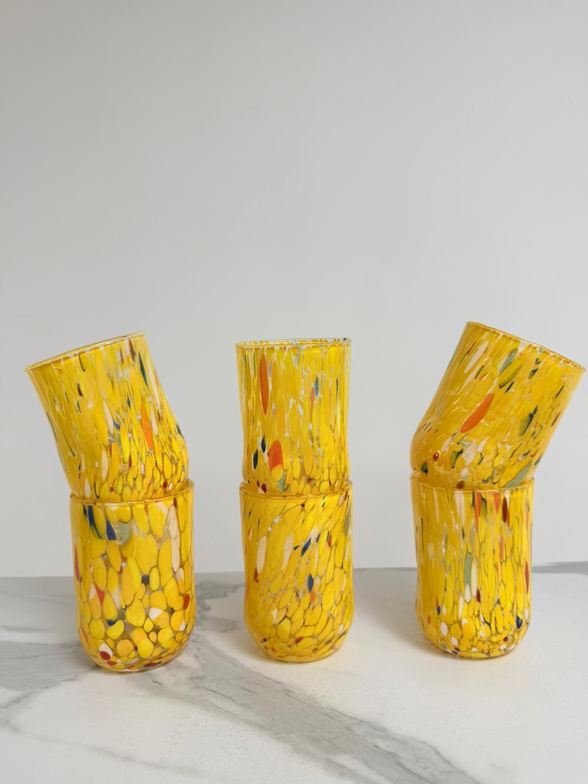 Murano Drinking Glass | Certified Murano Glass | Made in Italy | Water Glass | Collection Eleganza