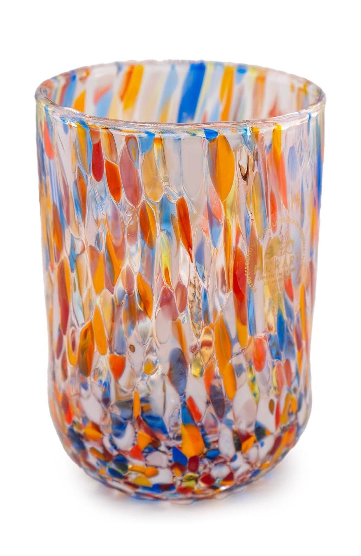 Murano Drinking Glass | Certified Murano Glass | Made in Italy | Water Glass | Collection Eleganza