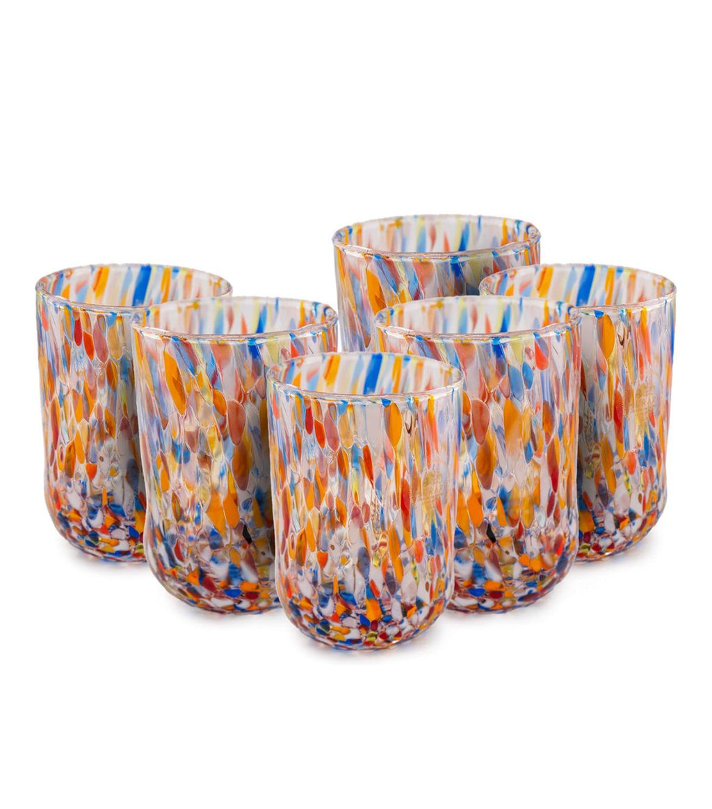 Murano Drinking Glass | Certified Murano Glass | Made in Italy | Water Glass | Collection Eleganza