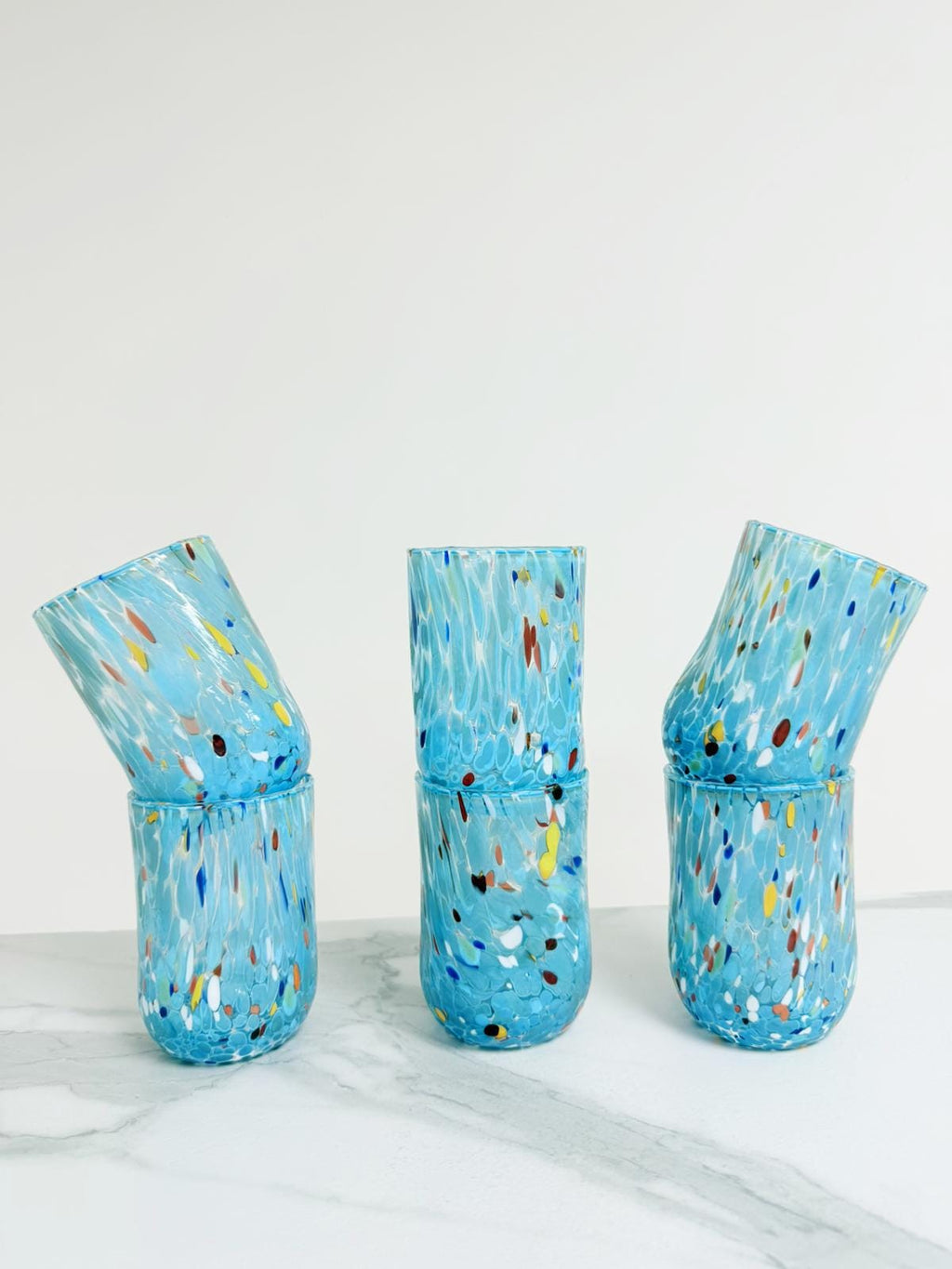 Murano Drinking Glass | Certified Murano Glass | Made in Italy | Water Glass | Collection Eleganza