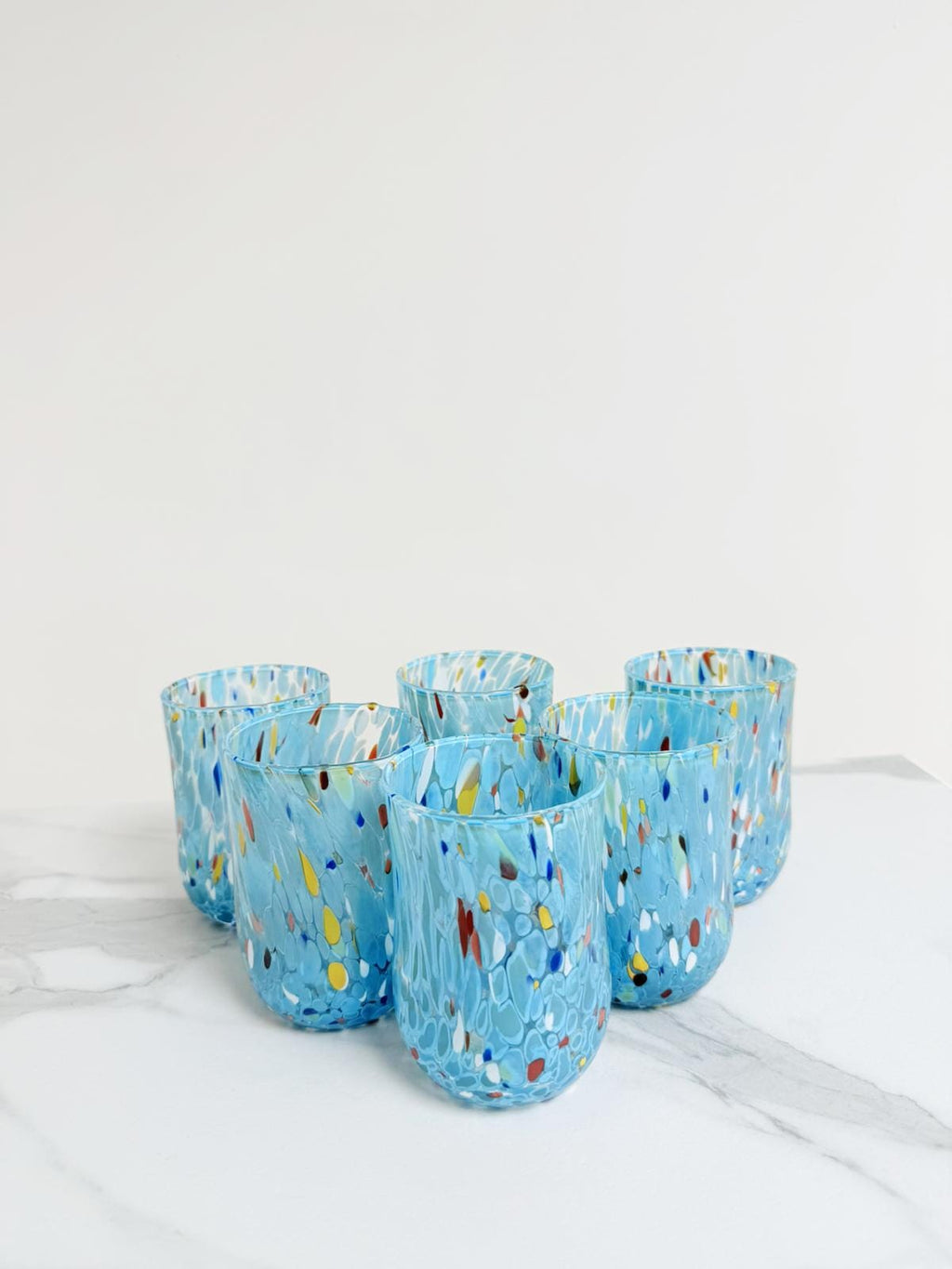 Murano Drinking Glass | Certified Murano Glass | Made in Italy | Water Glass | Collection Eleganza