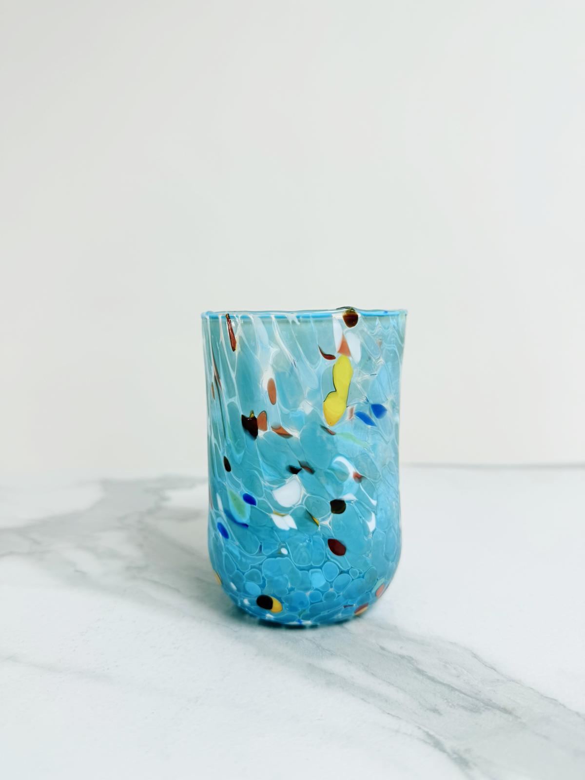 Murano Drinking Glass | Certified Murano Glass | Made in Italy | Water Glass | Collection Eleganza