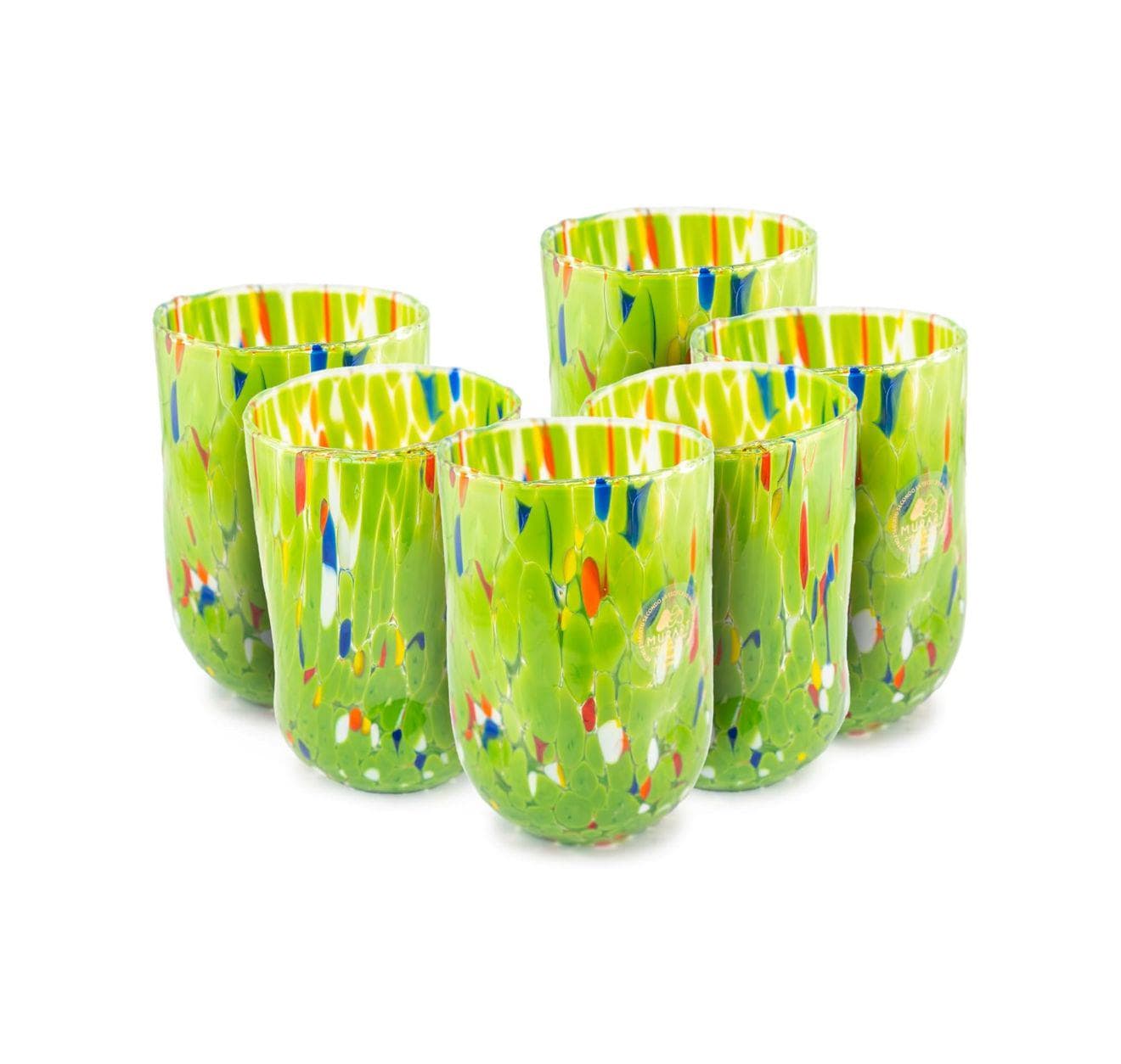 Murano Drinking Glass | Certified Murano Glass | Made in Italy | Water Glass | Collection Eleganza