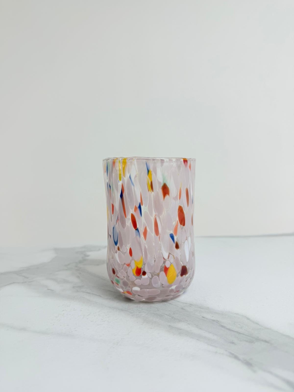 Murano Drinking Glass | Certified Murano Glass | Made in Italy | Water Glass | Collection Eleganza