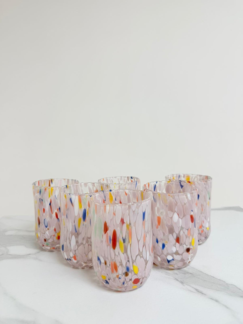 Murano Drinking Glass | Certified Murano Glass | Made in Italy | Water Glass | Collection Eleganza