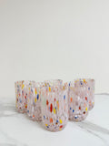 Murano Drinking Glass | Certified Murano Glass | Made in Italy | Water Glass | Collection Eleganza