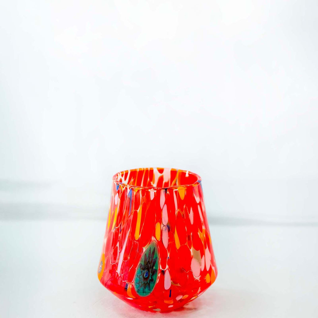Murano Drinking Glass | Certified Murano Glass | Made in Italy | Water Glass | Collection B8