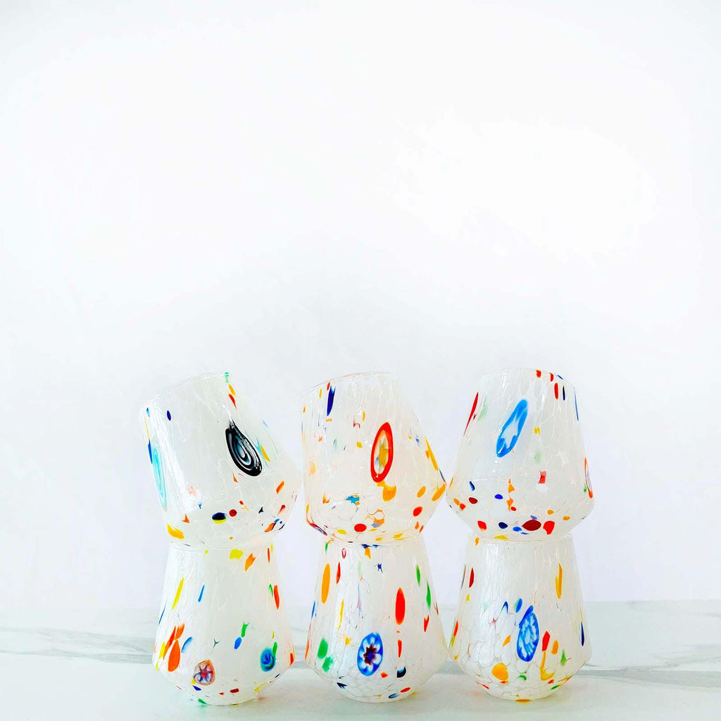 Murano Drinking Glass | Certified Murano Glass | Made in Italy | Water Glass | Collection B8