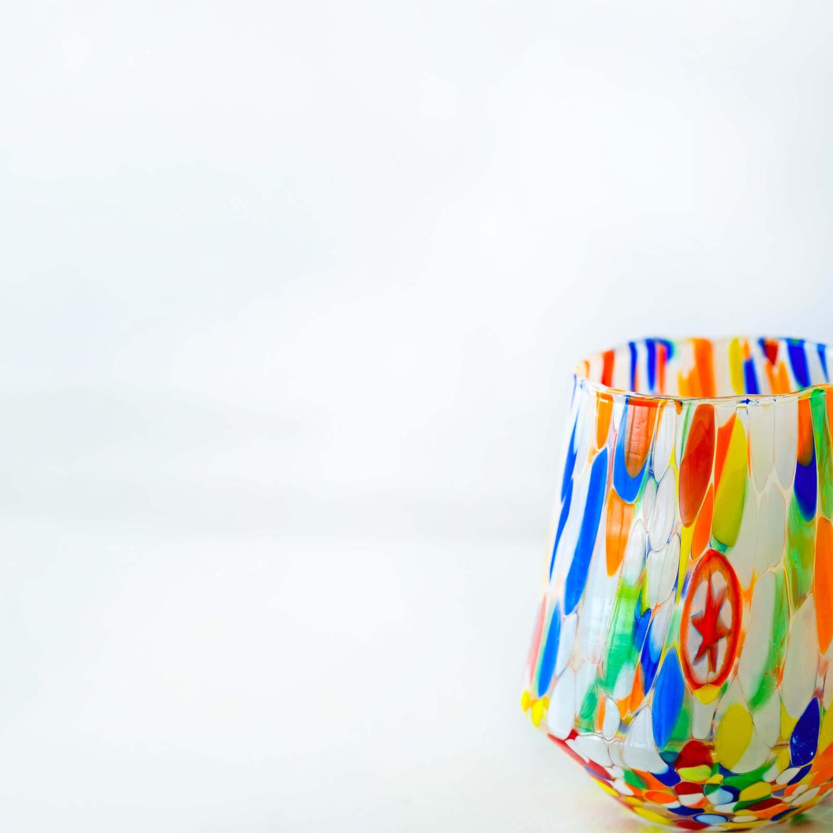 Murano Drinking Glass | Certified Murano Glass | Made in Italy | Water Glass | Collection B8