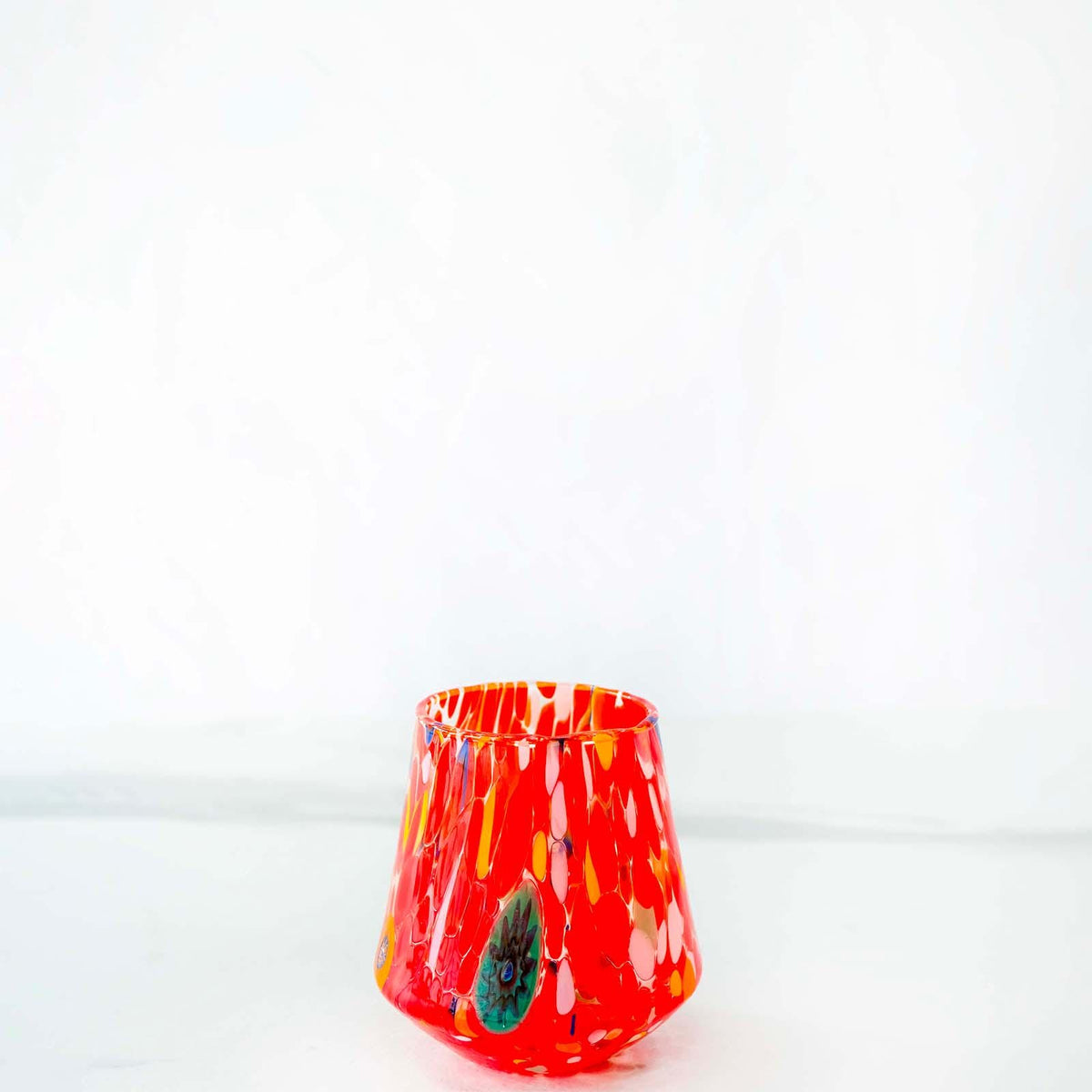 Murano Drinking Glass | Certified Murano Glass | Made in Italy | Water Glass | Collection B8