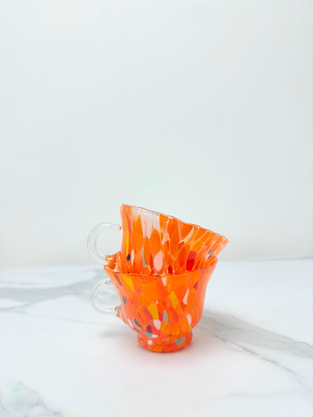 Murano Glass Mug | Certified Murano Glass | Made in Italy | Handmade Mug | Collection Campanella