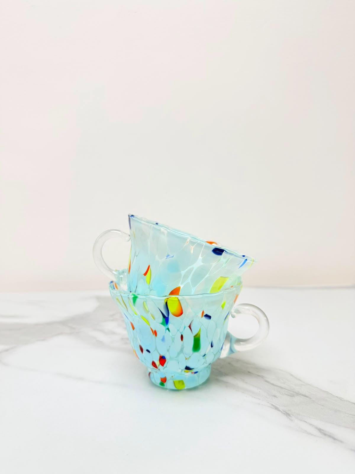 Murano Glass Mug | Certified Murano Glass | Made in Italy | Handmade Mug | Collection Campanella
