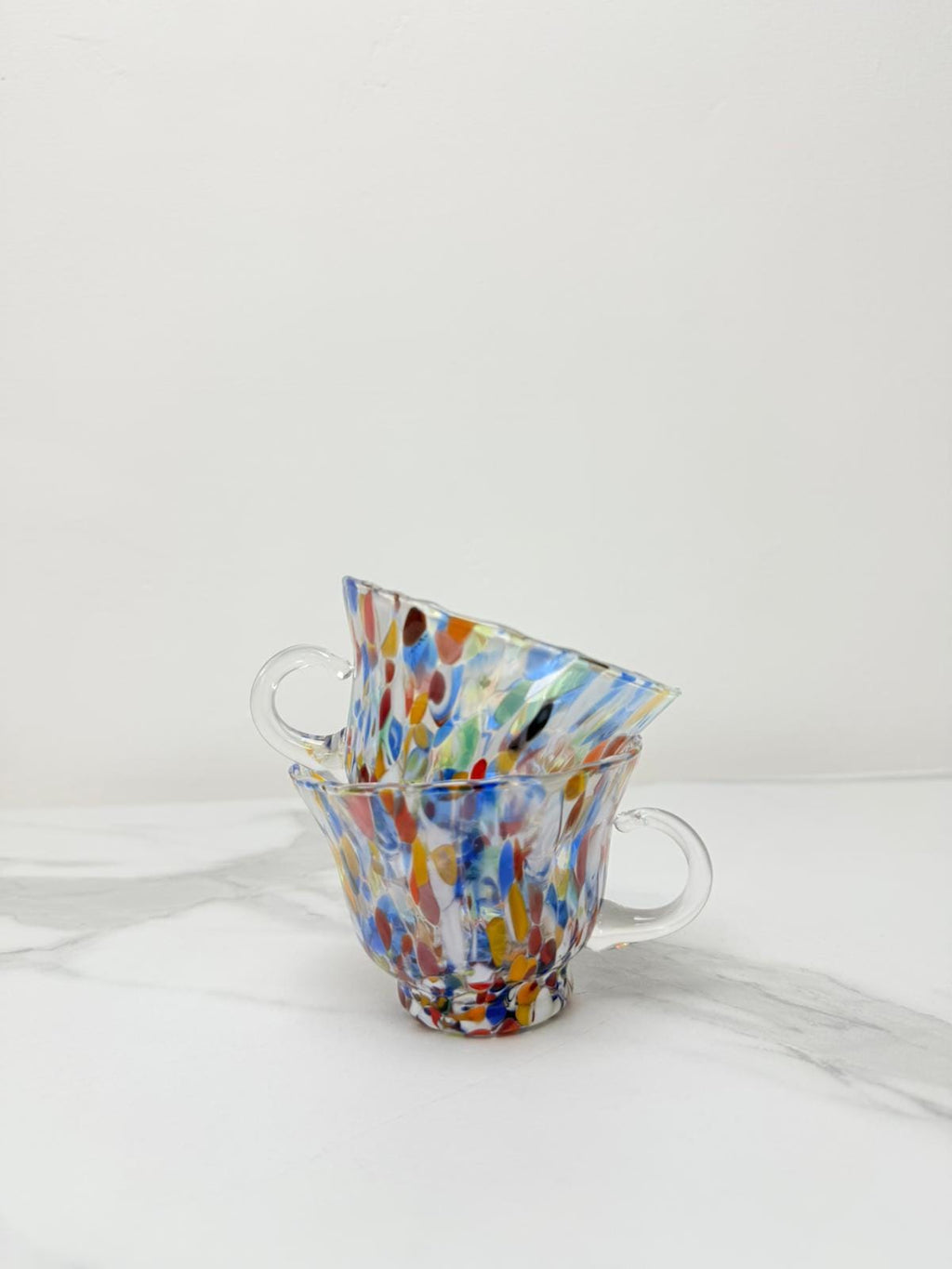 Murano Glass Mug | Certified Murano Glass | Made in Italy | Handmade Mug | Collection Campanella