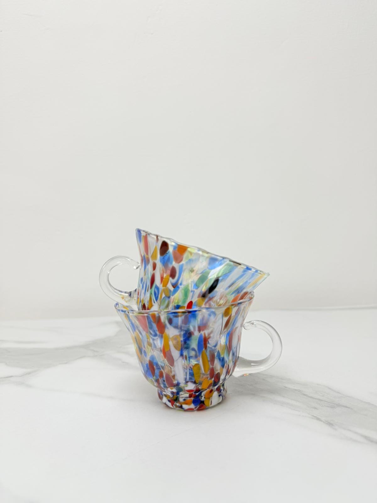 Murano Glass Mug | Certified Murano Glass | Made in Italy | Handmade Mug | Collection Campanella