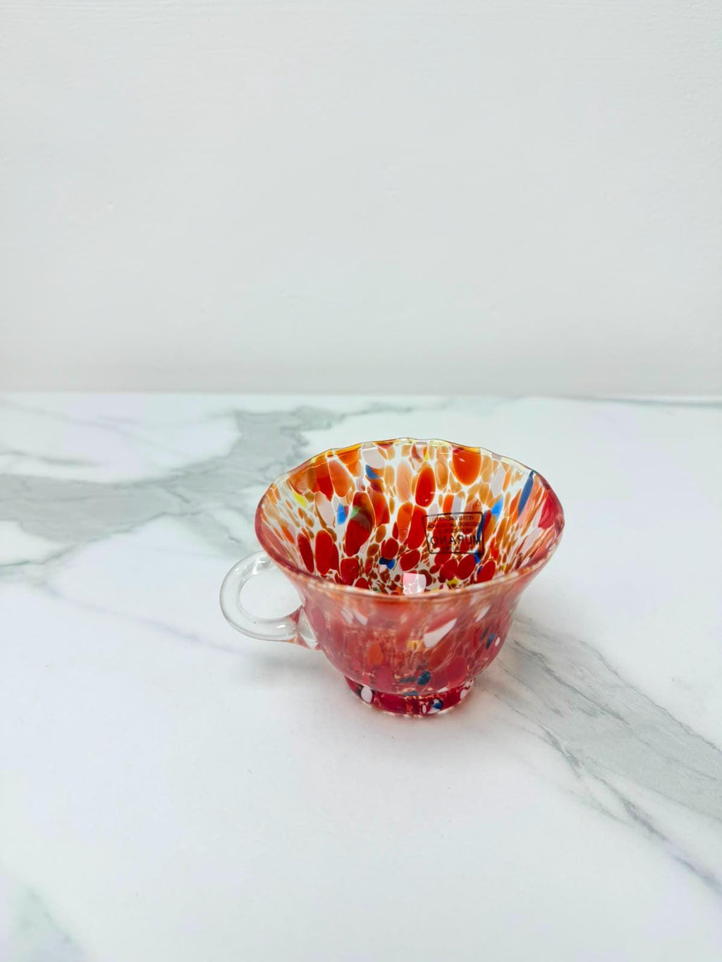 Murano Glass Mug | Certified Murano Glass | Made in Italy | Handmade Mug | Collection Campanella