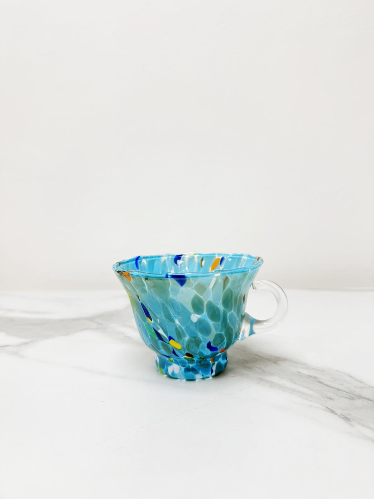 Murano Glass Mug | Certified Murano Glass | Made in Italy | Handmade Mug | Collection Campanella