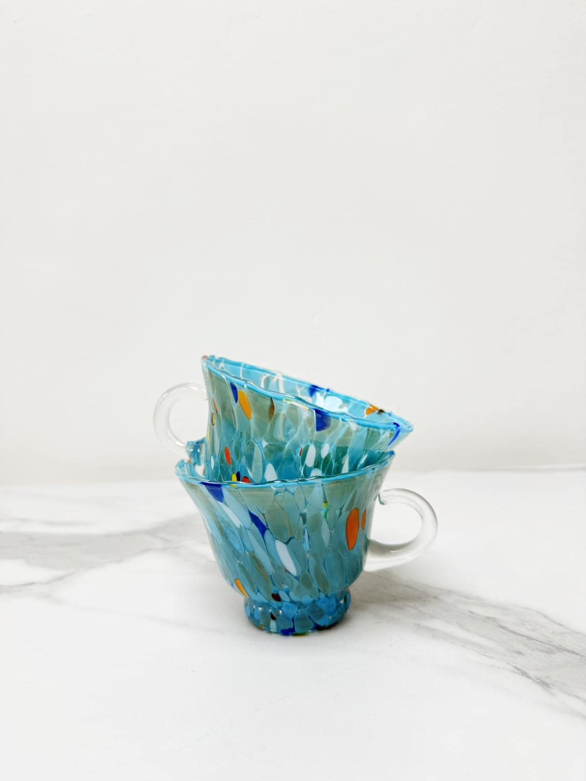 Murano Glass Mug | Certified Murano Glass | Made in Italy | Handmade Mug | Collection Campanella