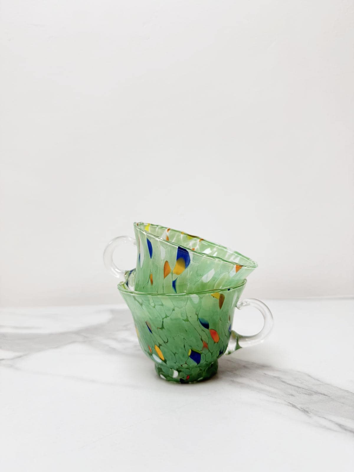 Murano Glass Mug | Certified Murano Glass | Made in Italy | Handmade Mug | Collection Campanella