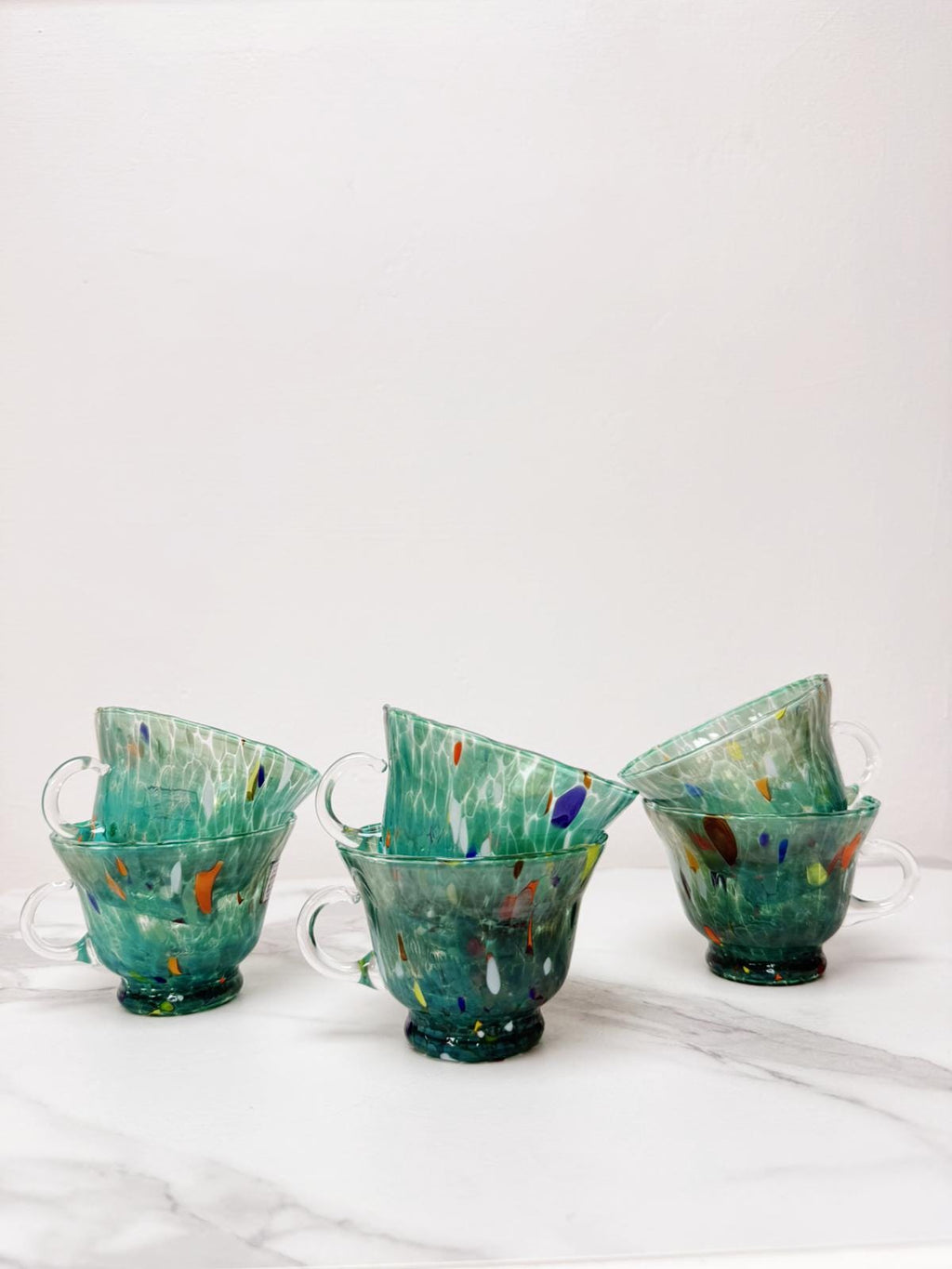 Murano Glass Mug | Certified Murano Glass | Made in Italy | Handmade Mug | Collection Campanella