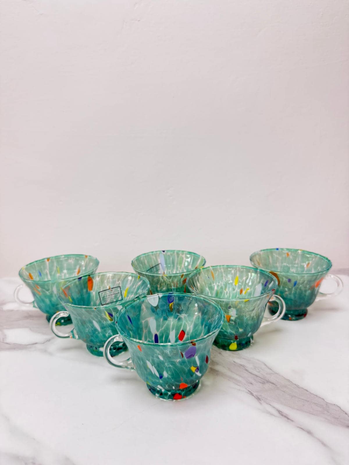 Murano Glass Mug | Certified Murano Glass | Made in Italy | Handmade Mug | Collection Campanella