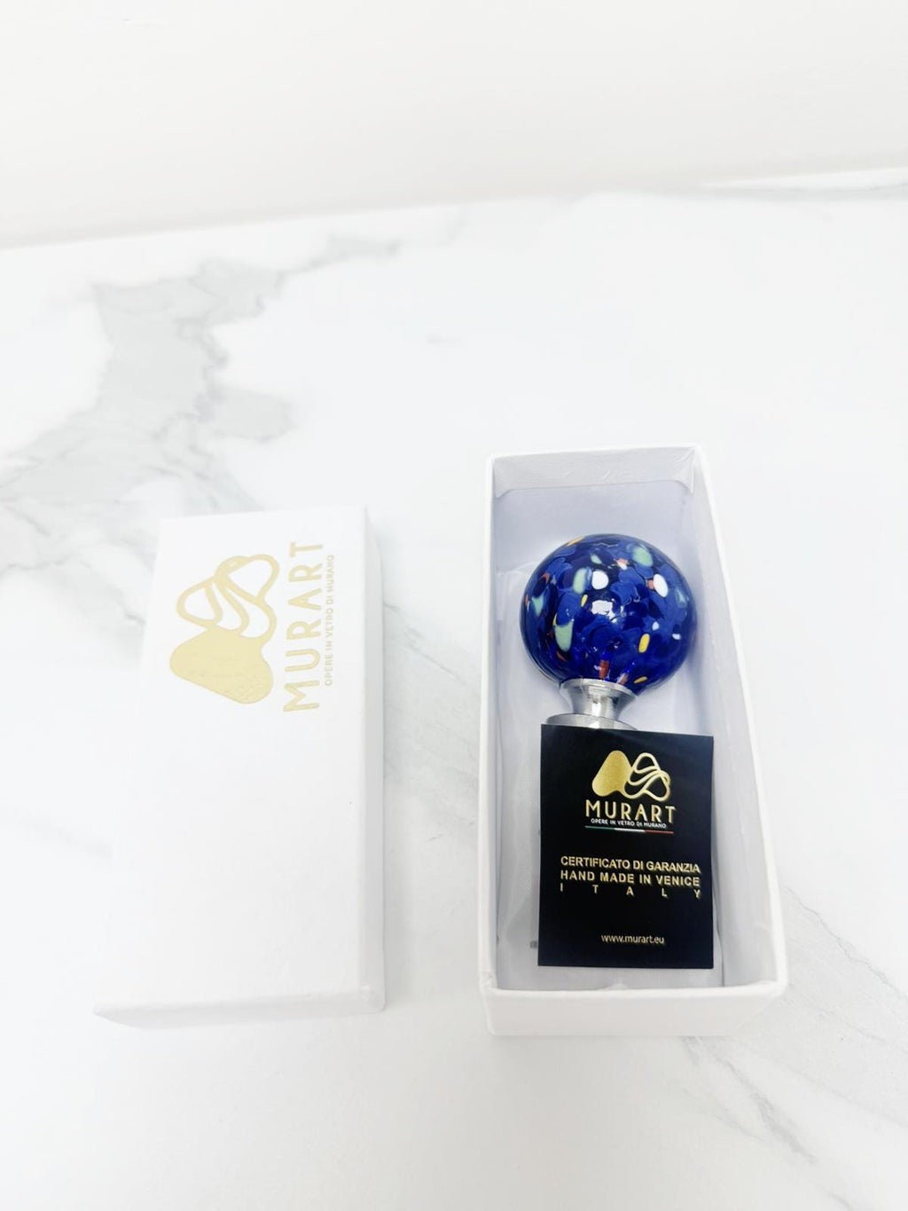 Murano Bottle Stopper | Certified Murano Glass | Made in Italy | Decorative Bottle Stopper