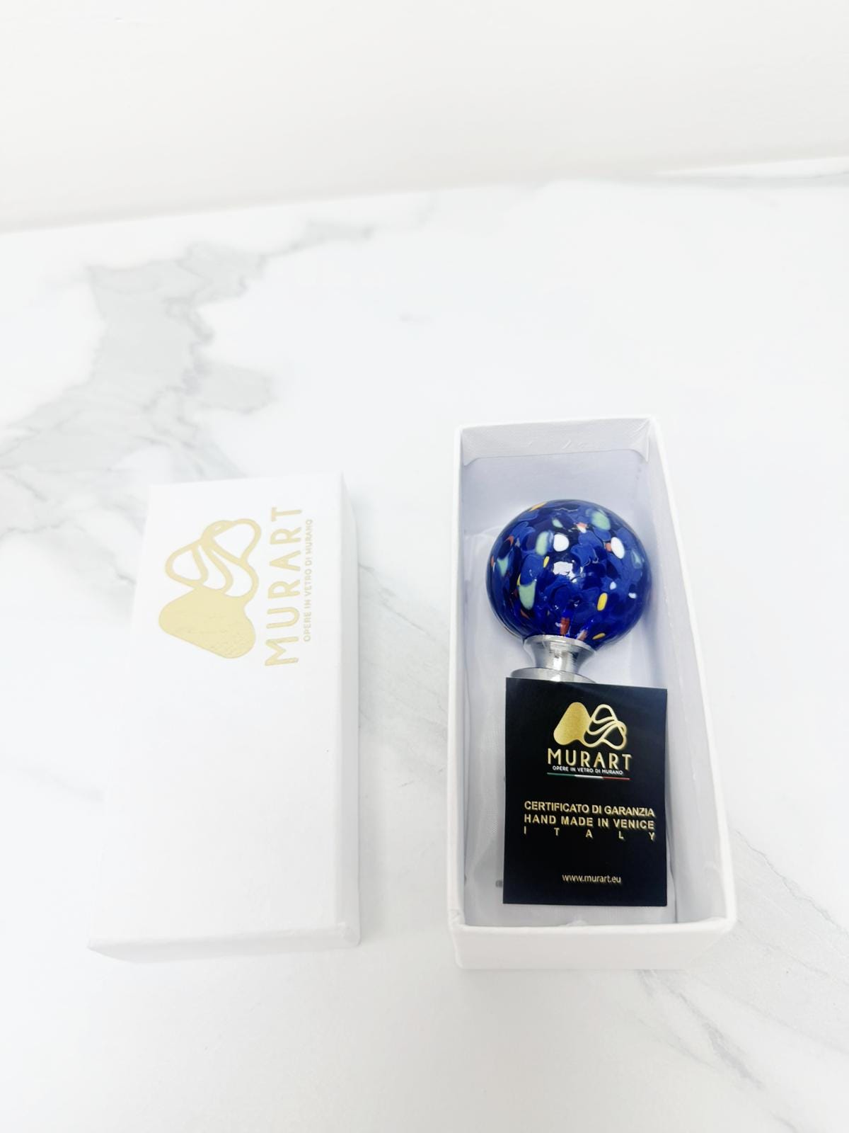 Murano Bottle Stopper | Certified Murano Glass | Made in Italy | Decorative Bottle Stopper