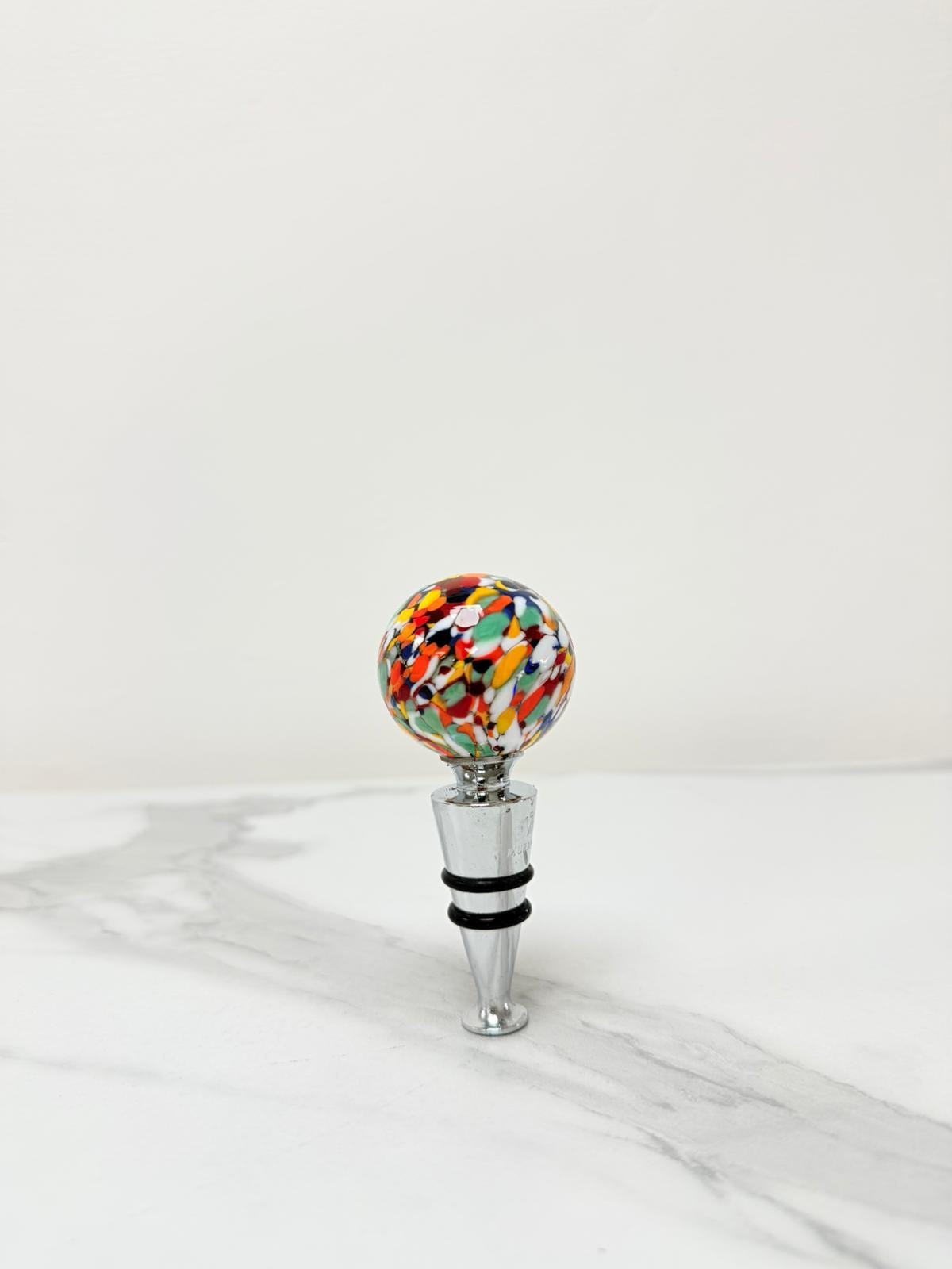Murano Bottle Stopper | Certified Murano Glass | Made in Italy | Decorative Bottle Stopper