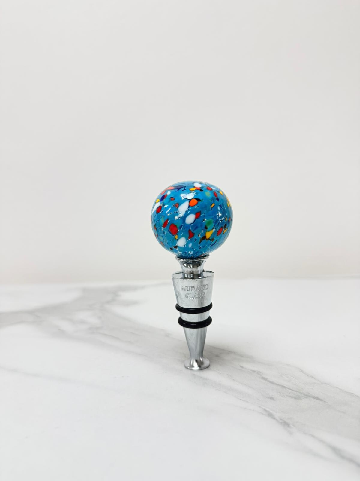Murano Bottle Stopper | Certified Murano Glass | Made in Italy | Decorative Bottle Stopper