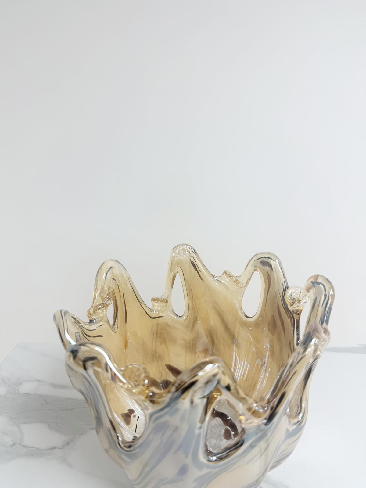 Murano Glass Centerpiece | Certified Murano Glass | Made in Italy | Table Decoration | Collection Polipo