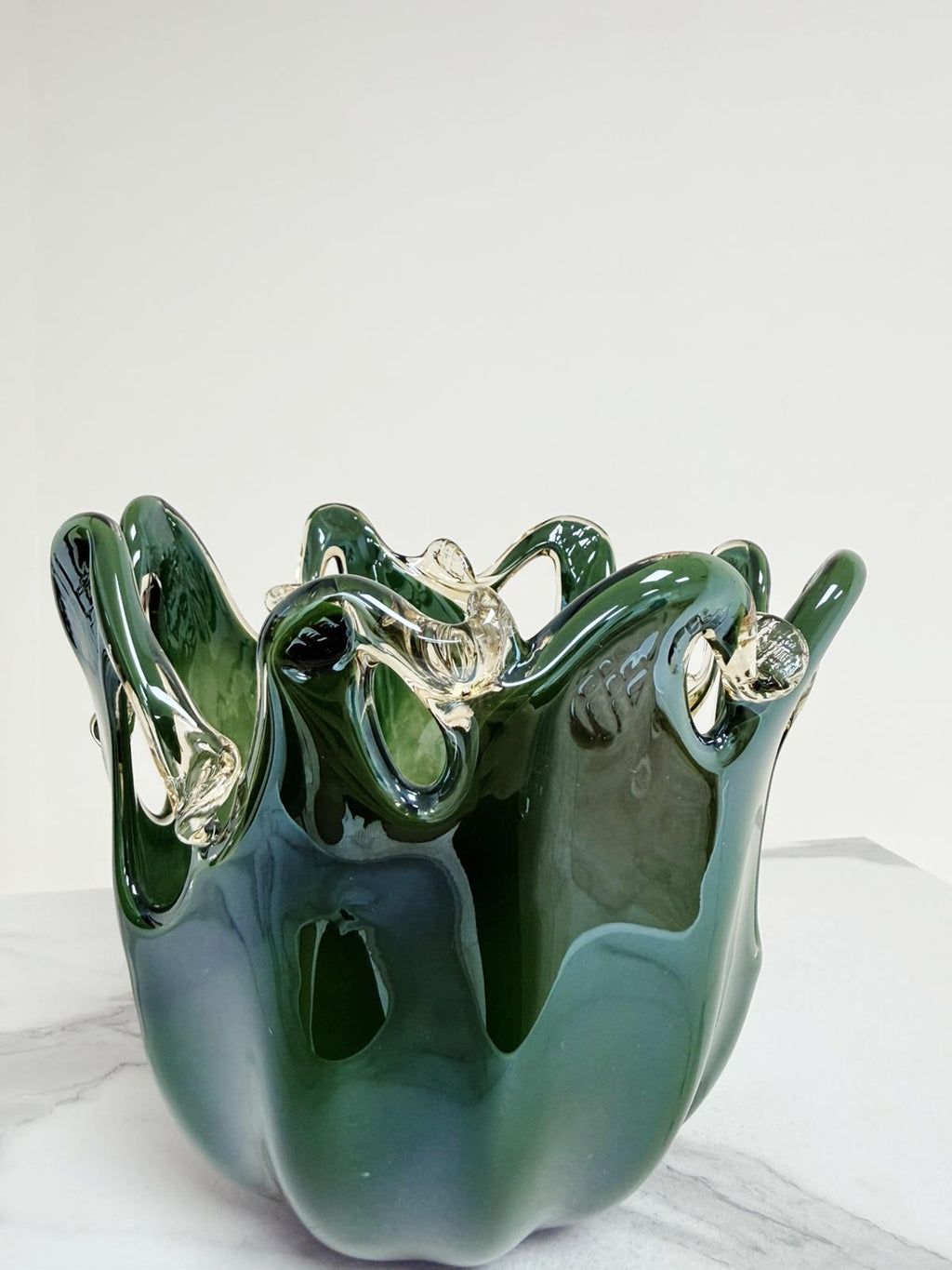 Murano Glass Centerpiece | Certified Murano Glass | Made in Italy | Table Decoration | Collection Polipo