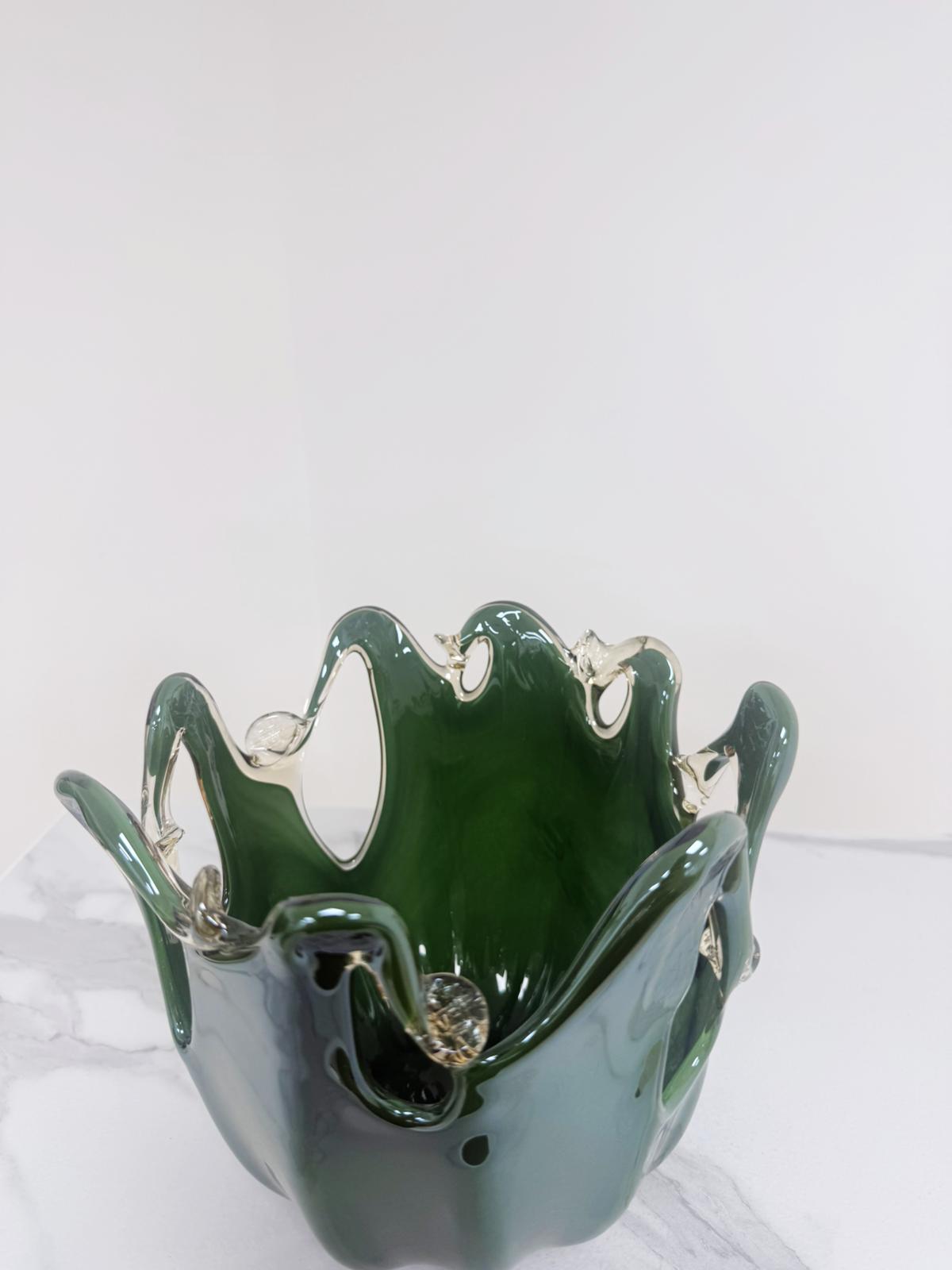 Murano Glass Centerpiece | Certified Murano Glass | Made in Italy | Table Decoration | Collection Polipo