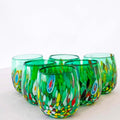 Murano Drinking Glass | Certified Murano Glass | Made in Italy | Water Glass | Collection Smeraldo B12